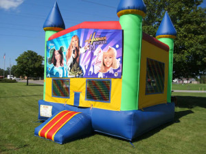 Big-Bounce-Rentals-Rainbow-Castle-Hannah-Montana-Theme-1